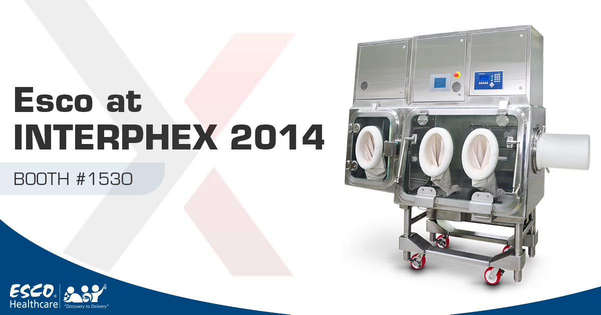 Esco at INTERPHEX 2014! Esco at INTERPHEX 2014!