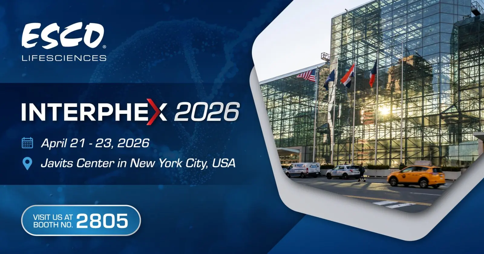 Experience Safer Pharmaceutical Processing with Esco Lifesciences at INTERPHEX 2026