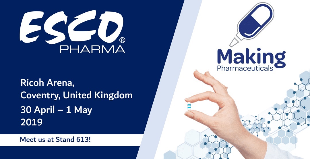 Esco Pharma is Back at Making Pharmaceuticals 2019! Esco Pharma is Back at Making Pharmaceuticals 2019!