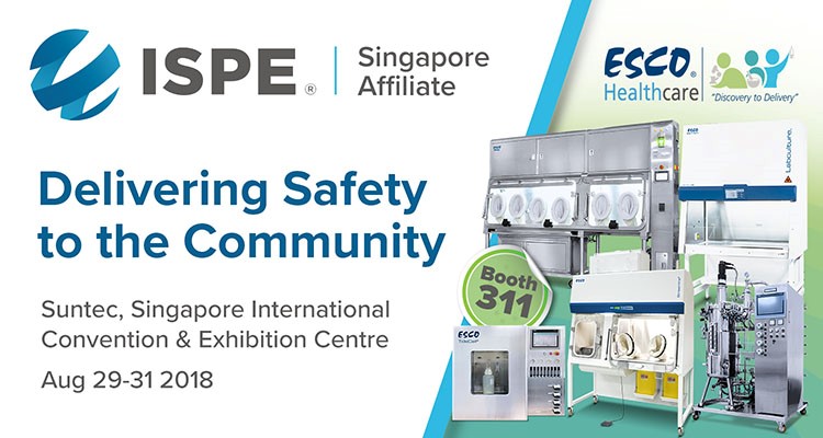 Esco Pharma is Heading to ISPE Singapore 2018!