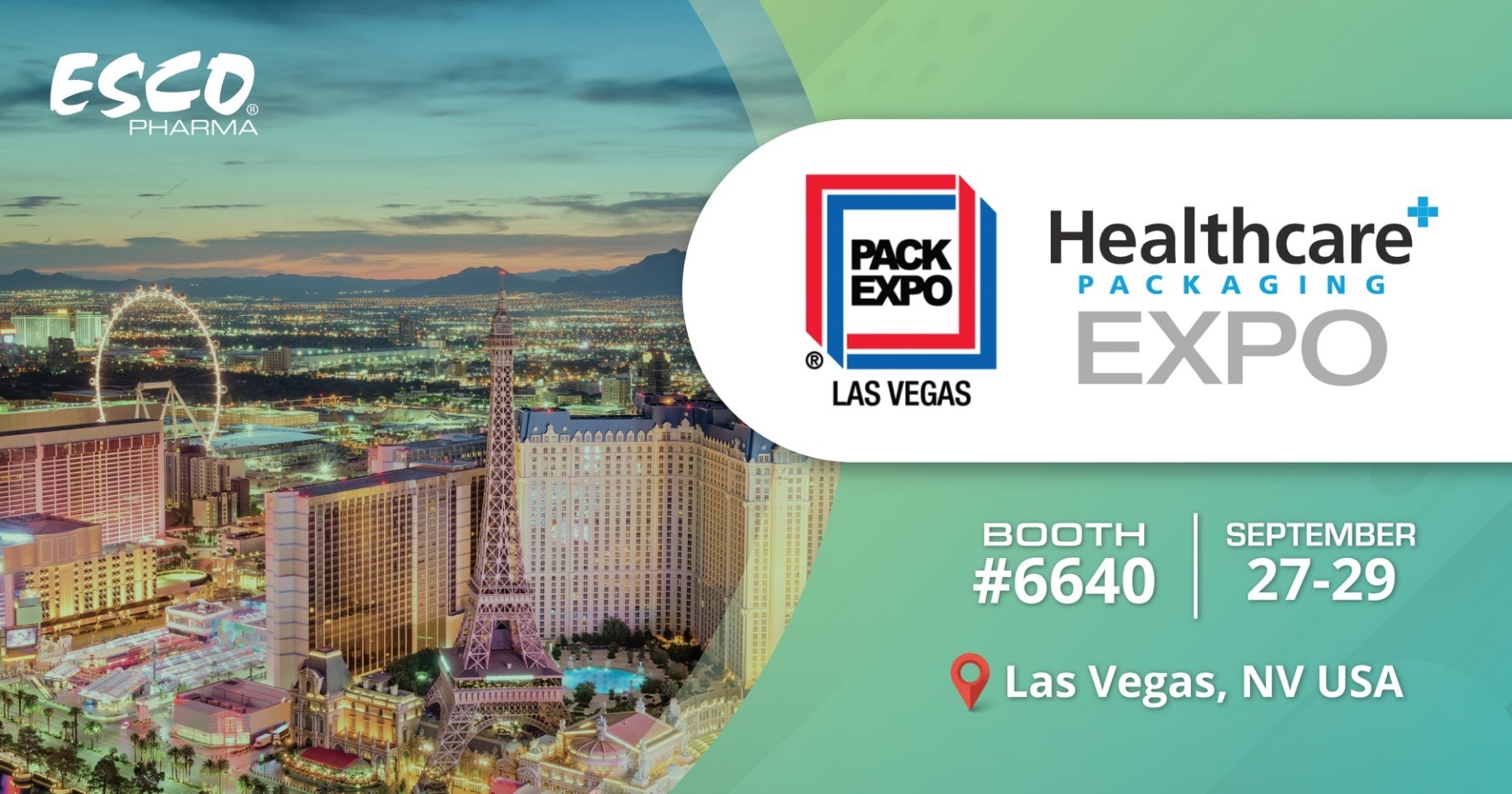 Esco Pharma is Back with Exciting Breakthroughs | Pack Expo 2021 Esco Pharma is Back with Exciting Breakthroughs | Pack Expo 2021
