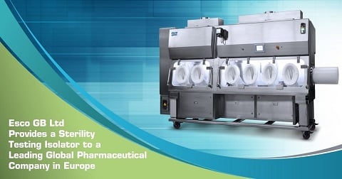 Esco GB Ltd Provides a Sterility Testing Isolator to a Leading Global Pharmaceutical Company in Europe
