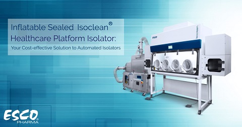 Inflatable Sealed Isoclean® Healthcare Platform Isolator (HPI-G3-IS): Your Cost-effective Solution to Automated Isolators